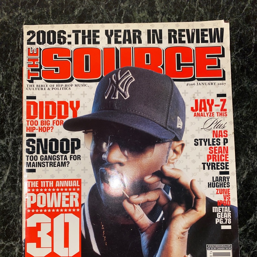 2006 The Source Magazine Snoop Dogg Pdiddy Puff Daddy Puffy Brother Love